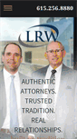 Mobile Screenshot of lrwlawfirm.com